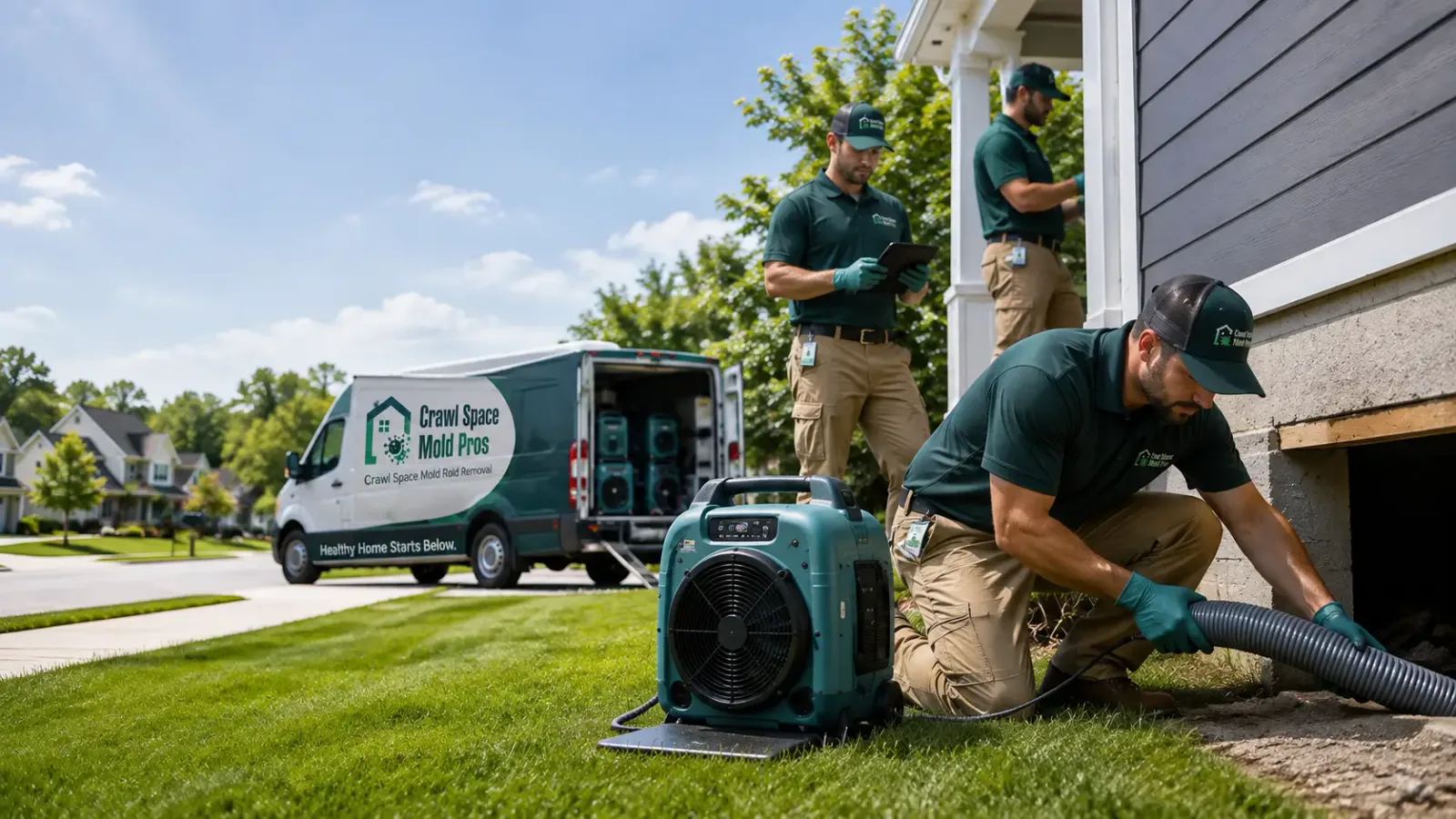 Crawl Space Mold Removal in Platteville, WI